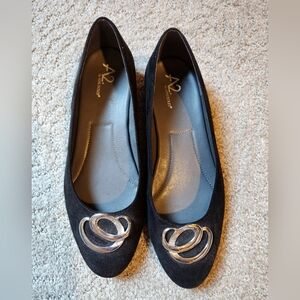 Aerosoles A2 black flats size 8